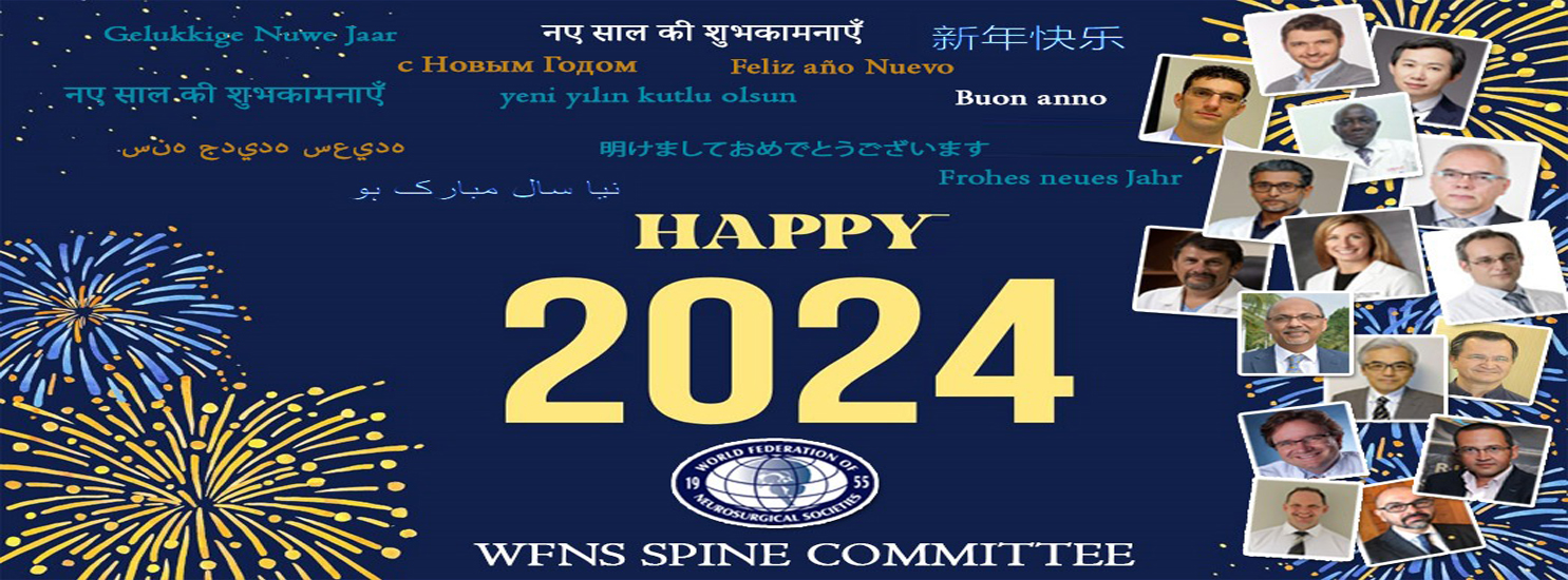 happy new year 2024 wfns spine committee banner